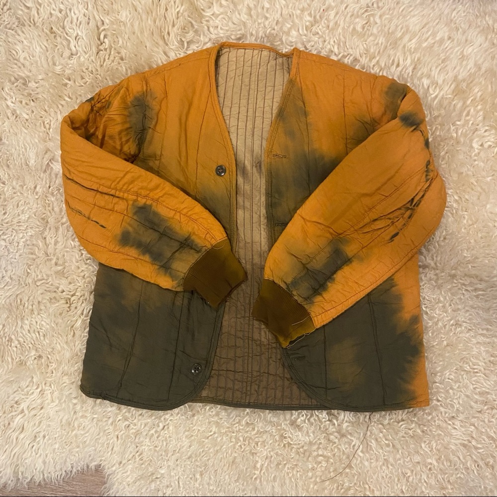 urban renewal vintage tie-dye liner jacket